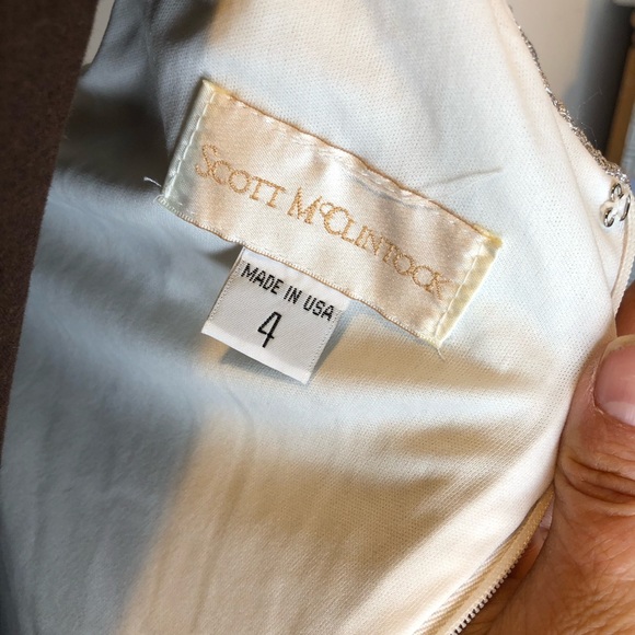 Vintage Silver cocktail dress by Scot McClintock - Picture 12 of 12